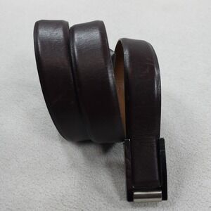 Allen Edmonds Calfskin Leather Belt Mens 42 Dark Brown 39607 Designer Dress USA